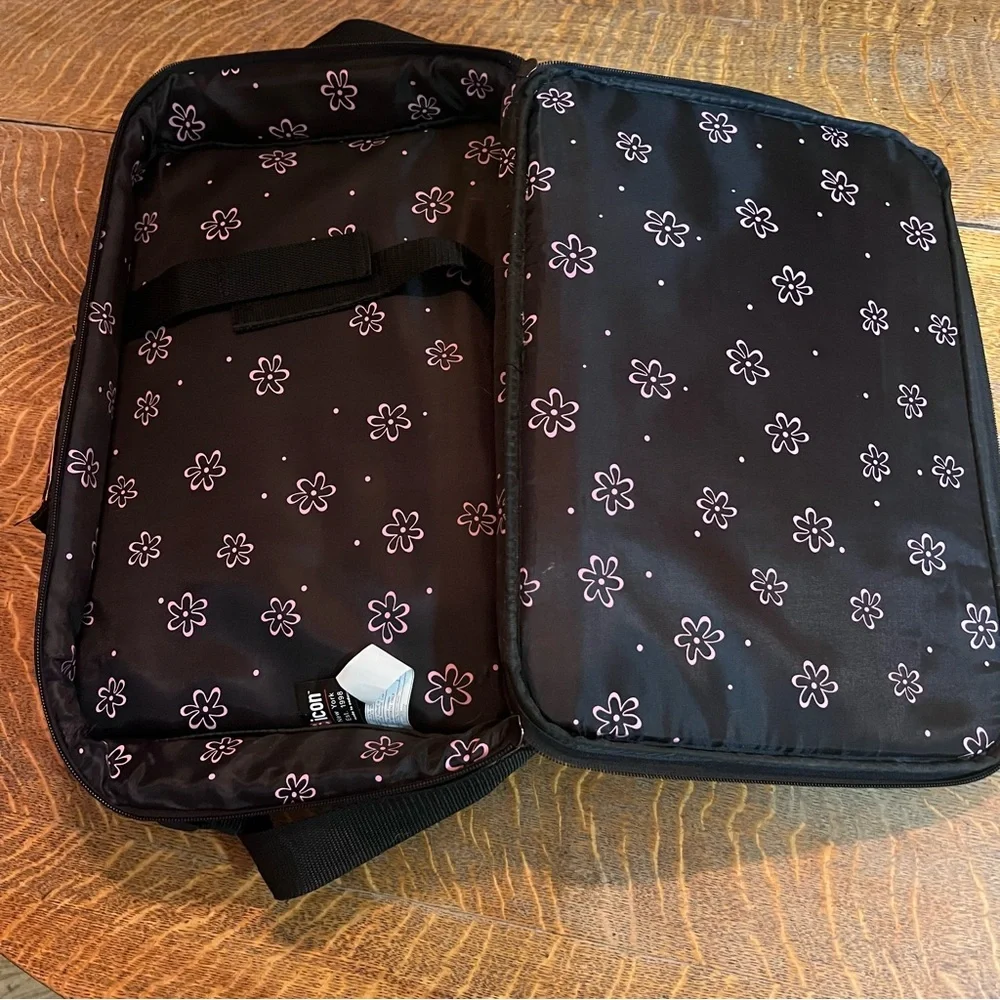 Laptop Bag; Black & Pink; c Icon Brand
